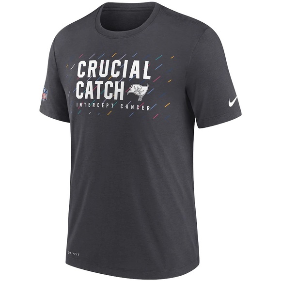 Men’s Tampa Bay Buccaneers Nike 2021 NFL Crucial Catch Performance T-Shirt - Picture 6 of 6